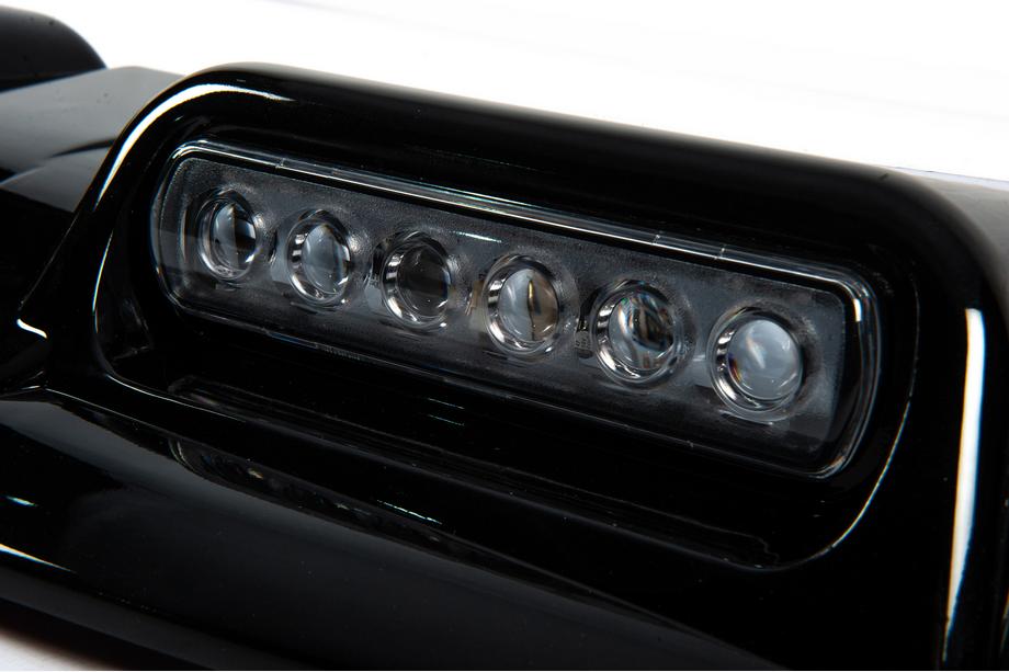 Toyota Land Cruiser Prado 250 2023– Vējstikla vizieris ar LED (melns) Foto 7