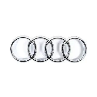 Audi priekšējā emblēma, hromēta (285 x 100 mm) foto 1