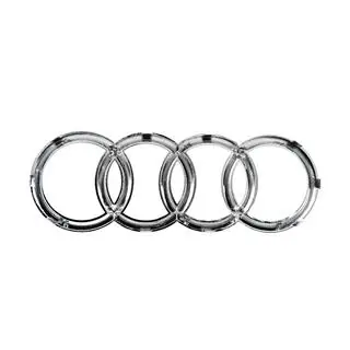 Audi priekšējā emblēma, hromēta (285 x 100 mm) foto 4