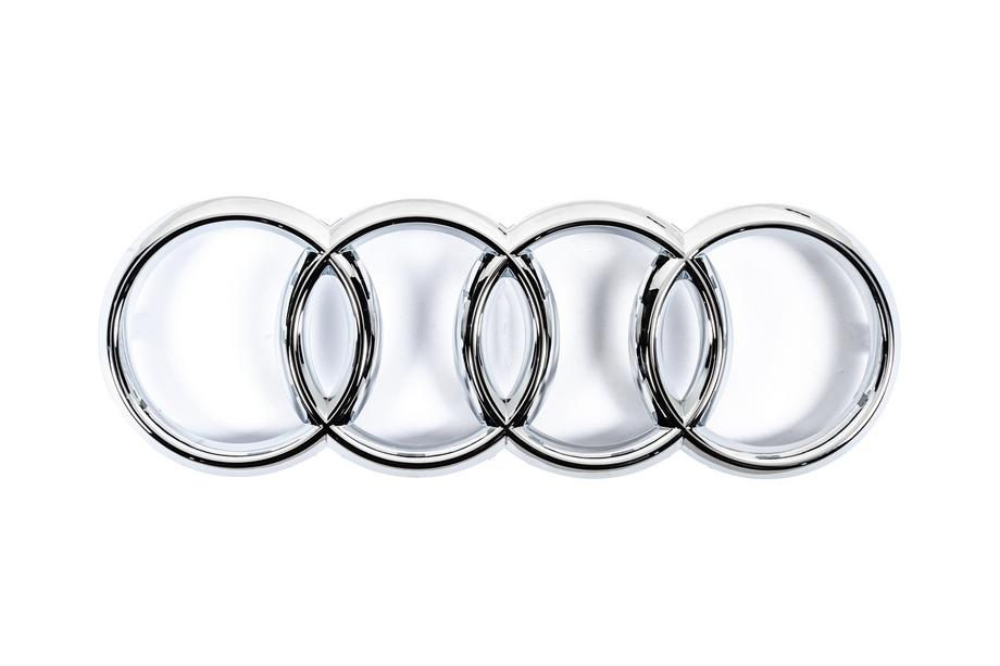 Audi priekšējā emblēma, hromēta (285 x 100 mm) Foto 1