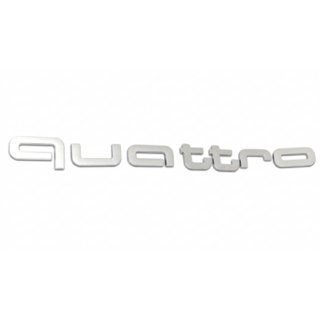 Quattro Grey uzraksta emblēma foto 1