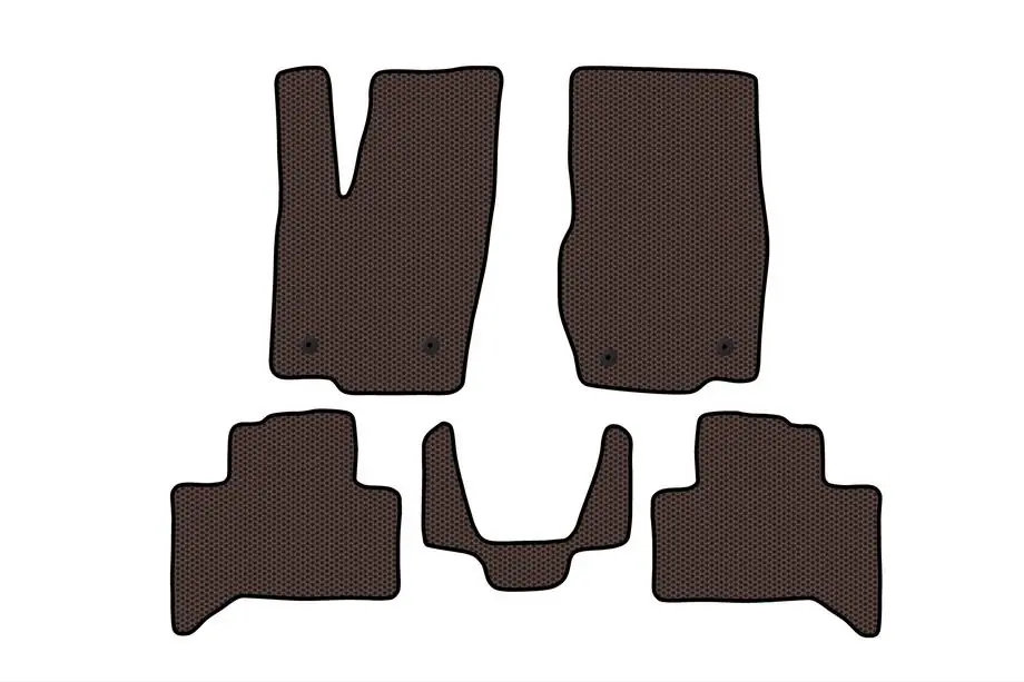 Toyota Land Cruiser Prado 250 2023– Gumijas paklājiņi Carsuit (Brūni) Foto 1