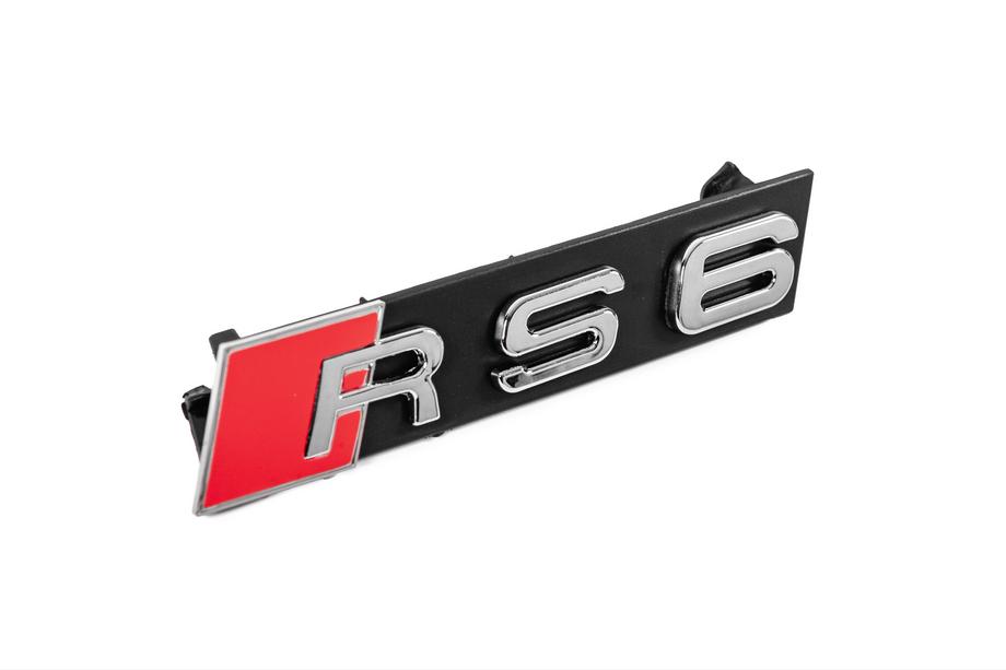 Audi RS6 V2 radiatora režģa emblēma Foto 3