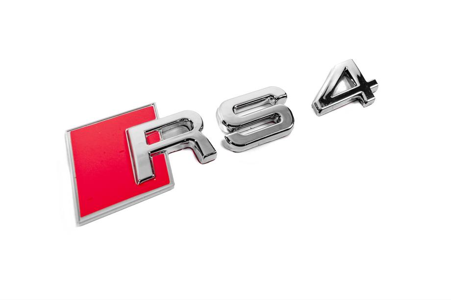 Audi RS4 uzraksts Foto 3