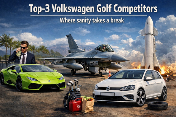 Volkswagen Golf top-3 konkurenti: kad veselais saprāts zaudēja mārketingam, pompai un reaktīvajai vilkmei