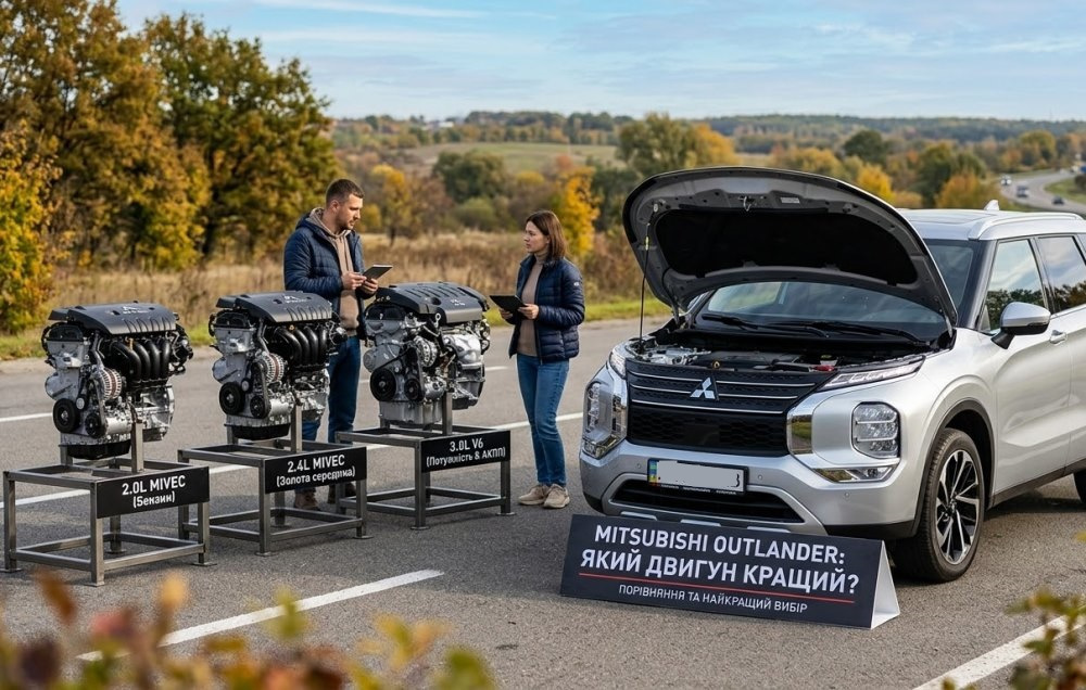 Mitsubishi Outlander: kurš dzinējs ir labākais?