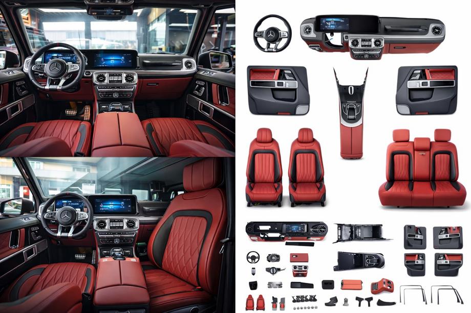Mercedes G class W463 1990–2018 Salona uzlabojumu komplekts W465 2026 Foto 1