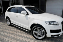 Audi Q5 2008–2017 OEM sānu pakāpieni (bez stiprinājumiem, 2 gab., alumīnijs) foto 1