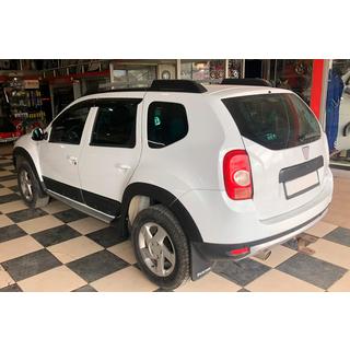 Arku uzlikas ar moldingiem EuroCap (12 gab., gludas, matēti melnas, ABS) Dacia Duster 2008–2018 foto 3