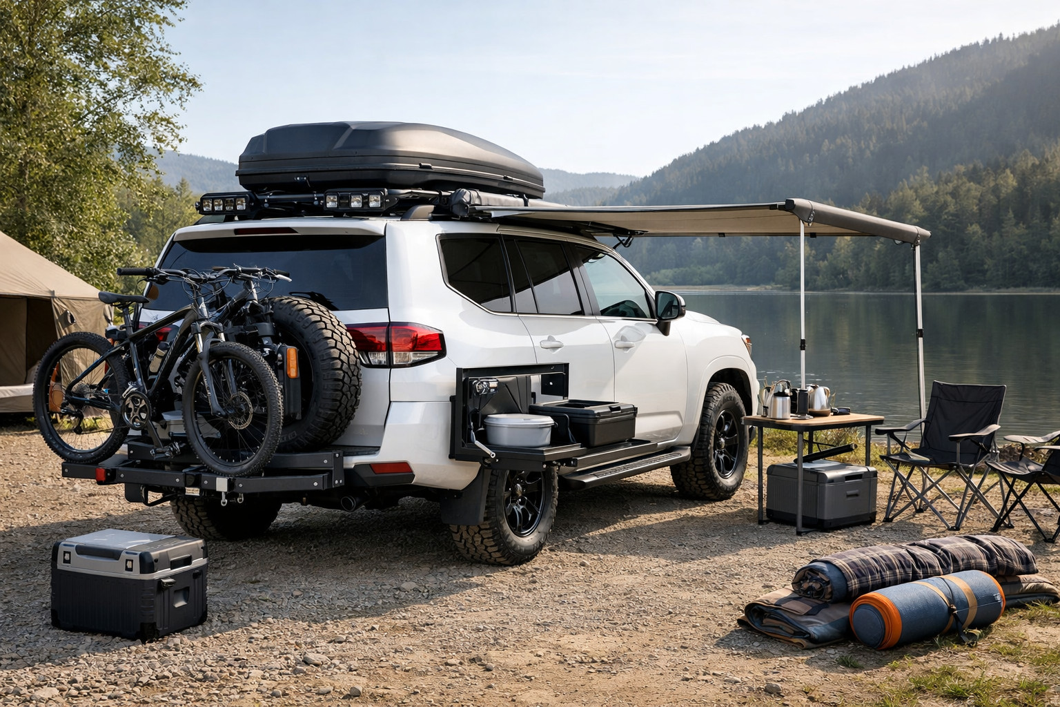 Toyota Land Cruiser 300 uzlabojumu pakete ģimenes ceļojumiem