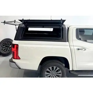 Alumīnija hardtops kravas kastei ar logiem foto 3