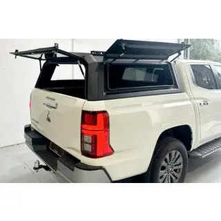 Alumīnija hardtops kravas kastei ar logiem foto 4