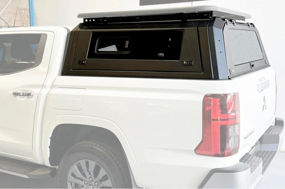 Mitsubishi L200 2024– Alumīnija hardtops kravas kastei ar logiem Image