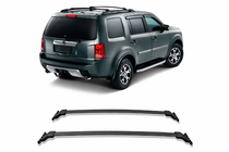Honda Pilot 2008–2015 Jumta bagāžnieka šķērsstieņi OEM relingiem (2 gab.) foto 2