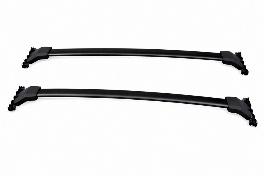Honda Pilot 2008–2015 Jumta bagāžnieka šķērsstieņi OEM relingiem (2 gab.) Melns Foto 3