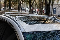 Nissan Murano 2014– Jumta bagāžnieka šķērsstieņi standarta reliņiem OEM (2014-2018, 2 gab.) foto 1