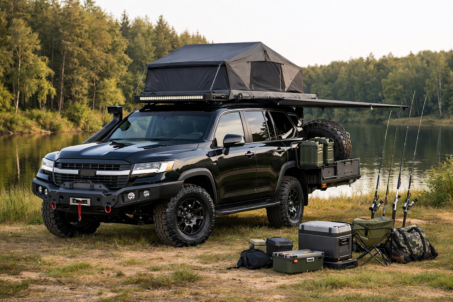 Ko reāli uzlabot Toyota Land Cruiser 300 makšķerēšanai un izbraucieniem dabā