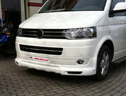 Volkswagen T5 2010–2015 Priekšējā bufera lūpas uzlika Sport 2 (krāsošanai) foto 2