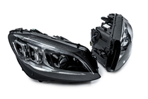 Mercedes C-class W205 2014–2021 Priekšējie lukturi ar Full LED moduļiem (HALOGEN versijai, 2 gab.) foto 3