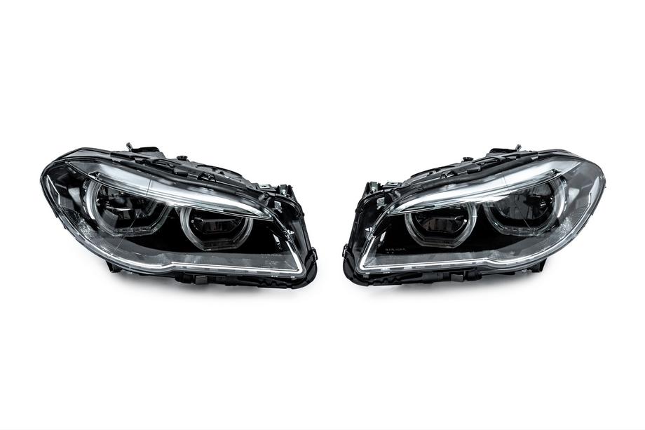 BMW 5. sērija F10/F11 2010–2016 Priekšējie lukturi ar Full LED moduļiem (2013-2016, 2 gab.) Foto 1