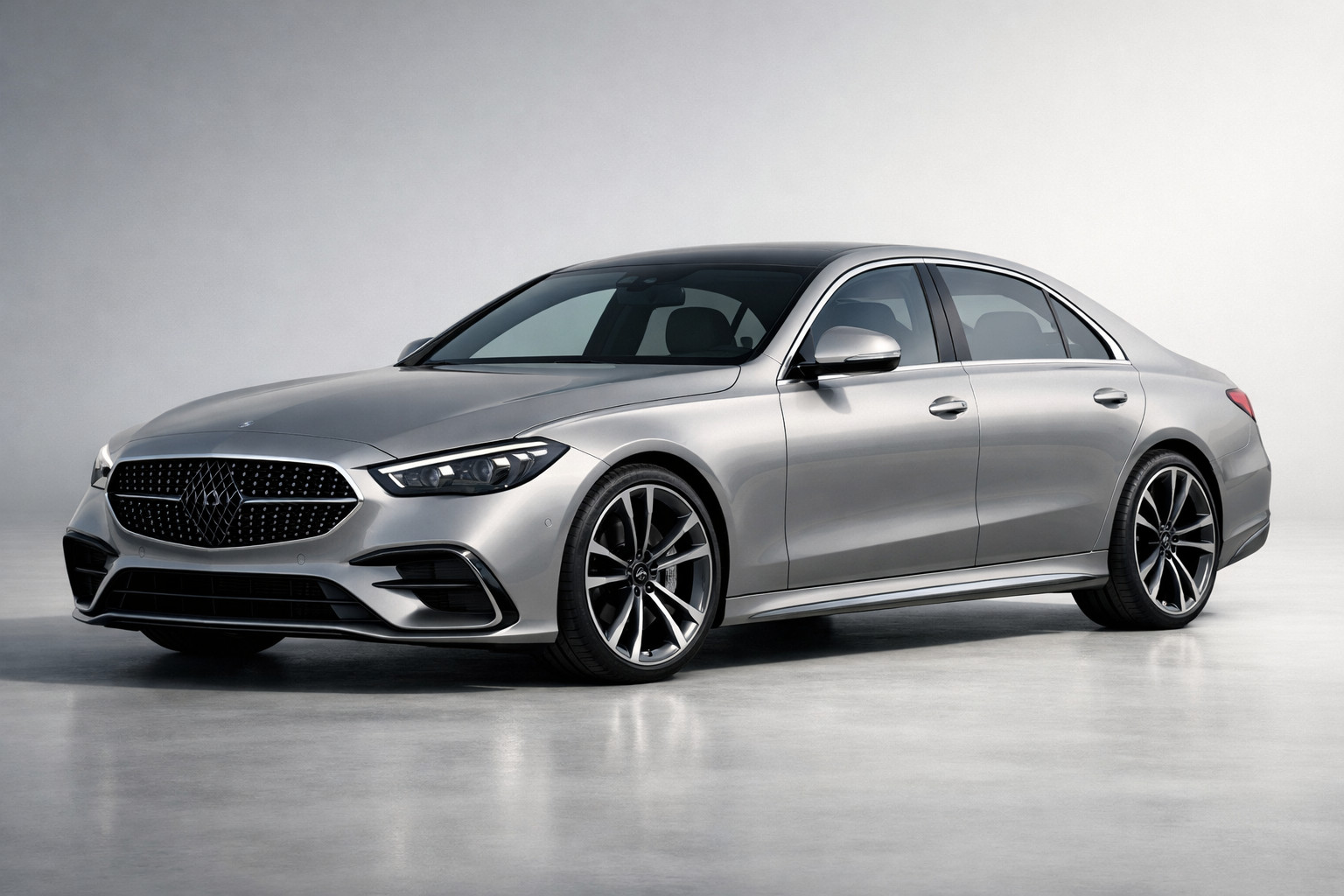 Mercedes W224: apskats uz baumu pamata