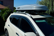 Nissan X-trail T32/Rogue 2014–2021 Jumta bagāžnieka šķērsstieņi OEM relingiem (2 gab.) foto 7