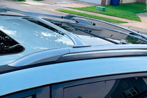 Nissan Pathfinder R52 2012–2021 Jumta bagāžnieka šķērsstieņi OEM relingiem (2 gab.) foto 2