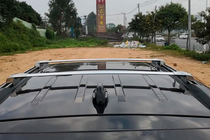 Toyota Land Cruiser 200 2007–2021 Jumta bagāžnieka šķērsstieņi OEM relingiem (2 gab.) Pelēks foto 7