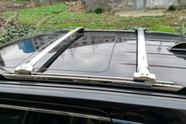 Toyota Land Cruiser 200 2007–2021 Jumta bagāžnieka šķērsstieņi OEM relingiem (2 gab.) Pelēks foto 5