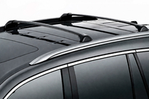 Acura MDX 2013–2020 Jumta šķērssijas integrētām jumta reliņām OEM (2 gab.) Hroms foto 1