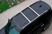 Ford Explorer 2011–2019 Jumta bagāžnieka šķērstieņi integrētajiem reliņiem OEM (2016-2019, 2 gab.) Hroms foto 1