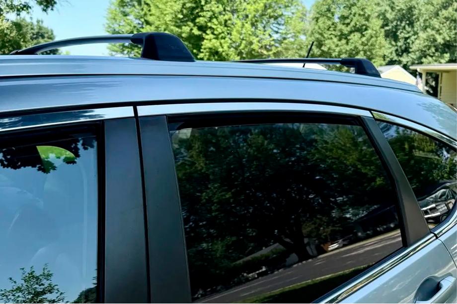 Honda CRV 2012–2016 Jumta šķērssijas integrētām jumta reliņām OEM (2 gab.) Melns Foto 6