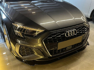 Audi A3 2020– Priekšējā bampera lūpa EuroCap (S-line, 2020-2024, ABS) foto 1