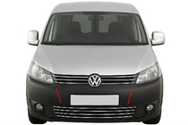 Volkswagen Caddy 2010–2015 Viengabala bufera reste (nerūsējošā tērauda) foto 1