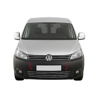 Viengabala bufera reste (nerūsējošā tērauda) Volkswagen Caddy 2010–2015 foto 1
