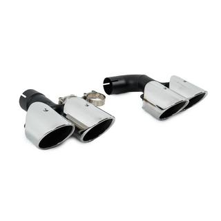 Silver izplūdes uzgaļi X3M F97 stilā (V1) foto 3