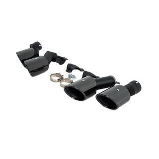 Izpūtēja uzgaļi V2 Black X5M F95 stilā BMW X5 G05 2019–2026 foto 3