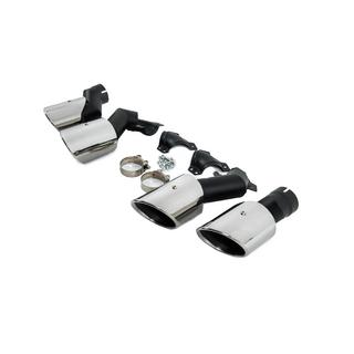 Izplūdes uzgaļi V2 Silver X5M F95 stilā BMW X5 G05 2019–2026 foto 3