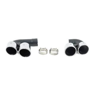 Izpūtēja uzgaļi V1 Silver X5M F95 stilā BMW X5 G05 2019–2026 foto 1