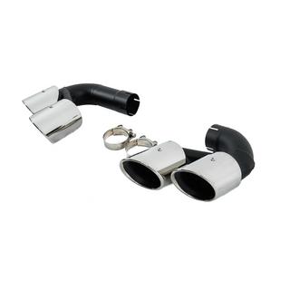 Izpūtēja uzgaļi V1 Silver X6M F96 stilā BMW X6 G06 2019–2027 foto 3