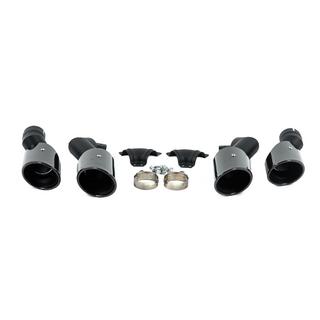 Izplūdes uzgaļi V2 Black X6M F96 stilā BMW X6 G06 2019–2027 foto 1