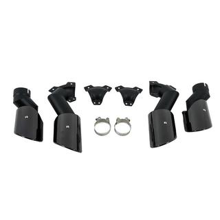 Izplūdes uzgaļi V2 Black X6M F96 stilā BMW X6 G06 2019–2027 foto 2
