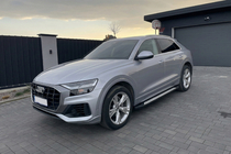 Audi Q8 2018– Sānu pakāpieni Vision New Grey (2 gab., alumīnijs) foto 1