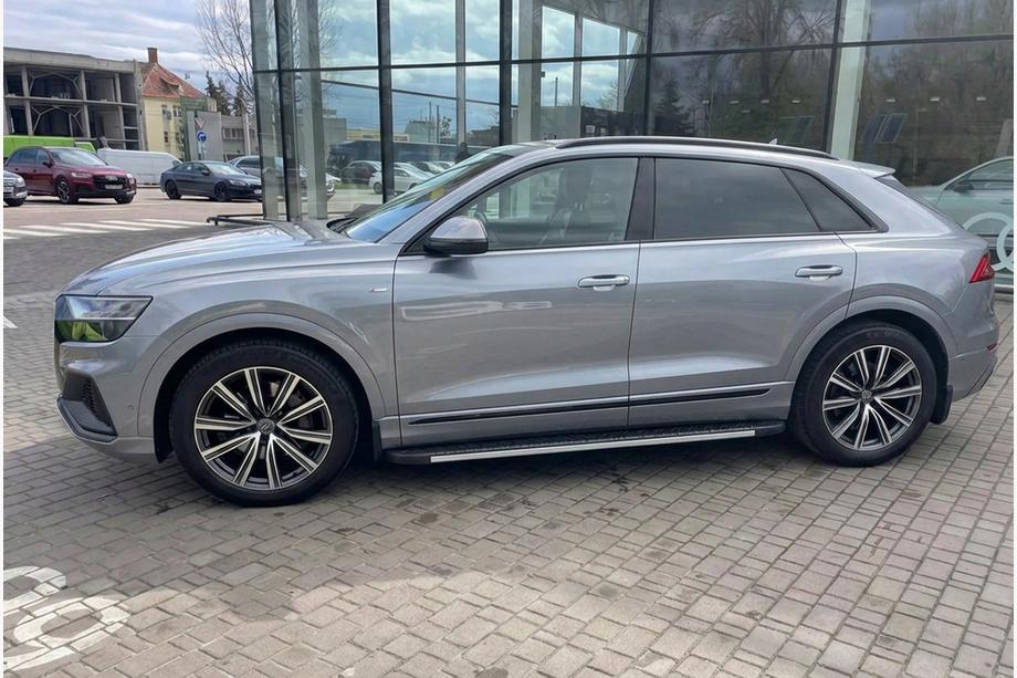 Audi Q8 2018– Sānu pakāpieni Bosphorus Grey (2 gab., alumīnijs) Image