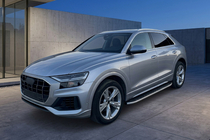 Audi Q8 2018– Sānu sliekšņi Duru (2 gab., alumīnijs) foto 1