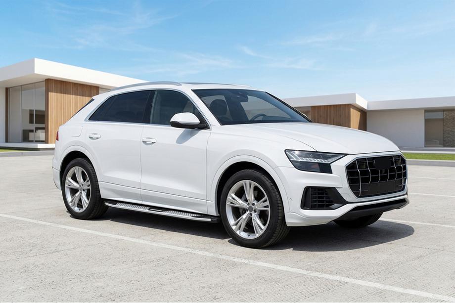 Audi Q8 2018– Mevsim Grey sānu pakāpieni (2 gab., alumīnijs) Image
