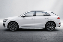 Audi Q8 2018– Sānu sliekšņi Shining V1 (2 gab., alumīnijs) foto 1