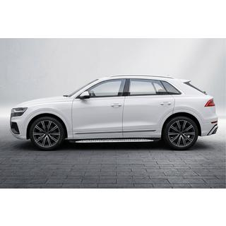Sānu sliekšņi Shining V1 (2 gab., alumīnijs) Audi Q8 2018– foto 1