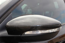 Volkswagen Passat B7 2012–2015 Sānu spoguļu pārsegi (2 gab., īsts karbons, EU) foto 7