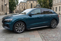 Audi Q8 2018– Sānu pakāpieni Vision New Black (2 gab., alumīnijs) foto 1